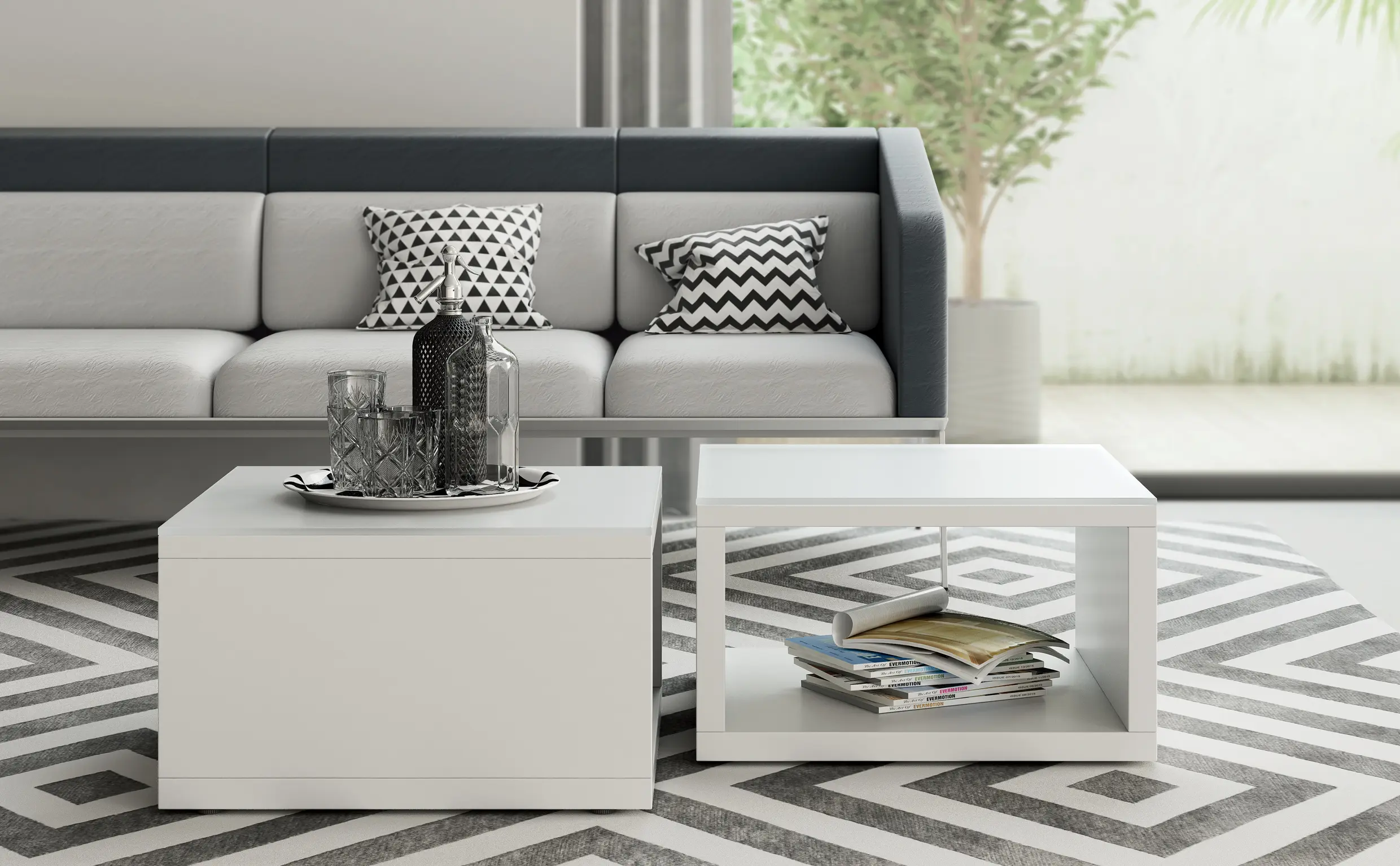 DEKKO Interiors | Αισθητική & Εργονομία στα Έπιπλα Γραφείου Asset – γραφείο με μεταλλική κατασκευή Η χαρακτηριστική σχεδίαση του γραφείου Asset Executive Office με μεταλλική κατασκευή ενισχύει την απλότητα των τετράγωνων σχημάτων και των ευθειών γραμμών. Ένα γραφείο που παραμένει τονισμένο με την πάροδο του χρόνου χάρη στα αυστηρά σχήματα και τον δυνατό σχεδιασμό του. Η σημαντική επιφάνεια εργασίας μελαμίνης, με πάχος 38 mm, στηρίζεται από τετράγωνα ατσάλινα πόδια, L. 80 mm, που υπογραμμίζουν τη στιβαρότητα και τη στιβαρότητα της κατασκευής. Τα πόδια ενώνονται, δύο προς δύο, με μια ορθογώνια εγκάρσια ράβδο (Π. 80 mm Υ. 30 mm) και είναι εξοπλισμένα με ένα ατσάλινο ένθετο εφοδιασμένο με πόδι ισοπέδωσης. Δύο δοκοί κάτω από το δάπεδο, συγκολλημένες στις εγκάρσιες δοκούς του σκέλους, ολοκληρώνουν τη δομή, σταθεροποιώντας την επιφάνεια εργασίας. Ιδιαίτερη προσοχή έχει δοθεί στις λεπτομέρειες: ένα μεταλλικό περίβλημα σε σχήμα χάλυβα (πάχους 1,2 mm), έχει σχεδιαστεί για να κρύβει την εγκάρσια δοκό του ποδιού, ενώ ένα πλαίσιο αλουμινίου ακολουθεί το προφίλ τόσο της δομής όσο και της κορυφής, δίνοντας κομψότητα στο σύνολο. τραπέζι.